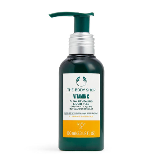 The Body Shop Vitamin C Glow-Revealing Liquid Peel - Illuminating & Resurfacing Facial Peel - 3.3 Fl Oz Avelisse