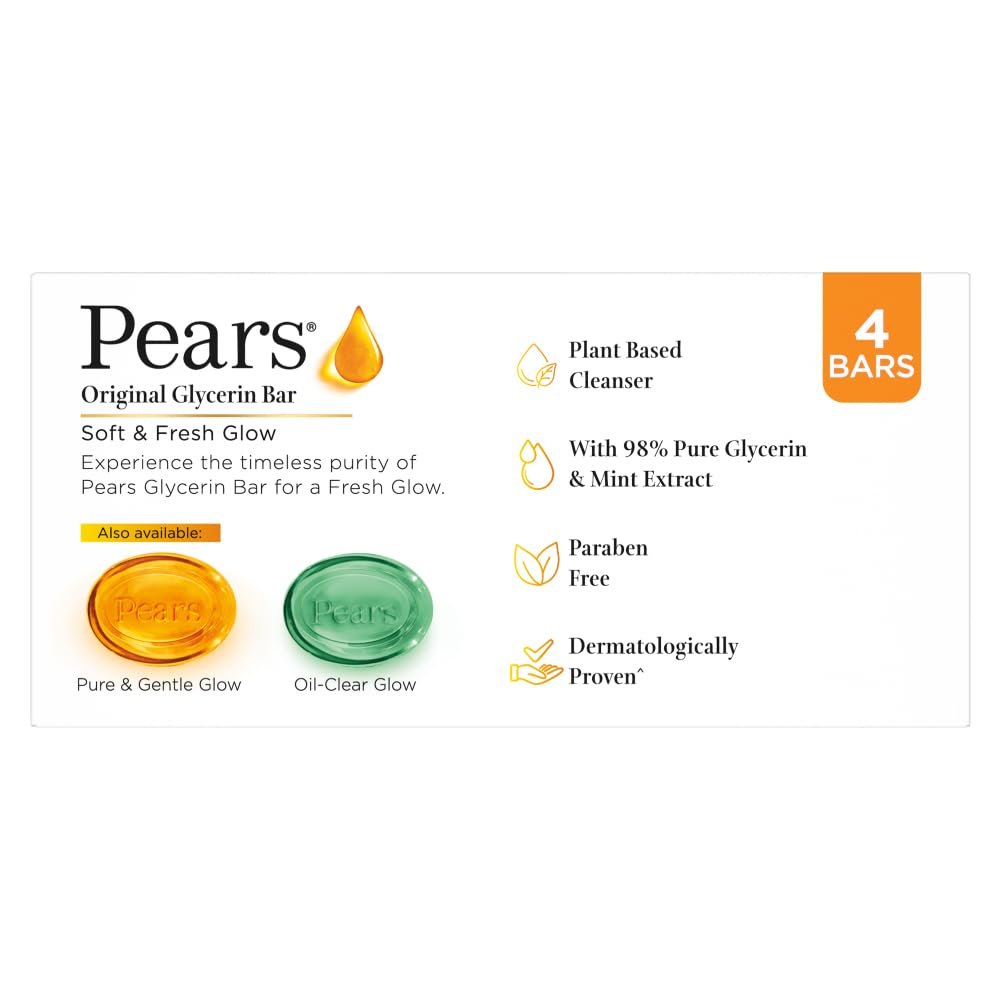 Pears Soft and Fresh Bathing Bar 125g (Buy 3 Get 1 Free) - görsel 18
