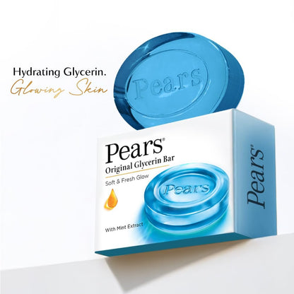 Pears Soft and Fresh Bathing Bar 125g (Buy 3 Get 1 Free)