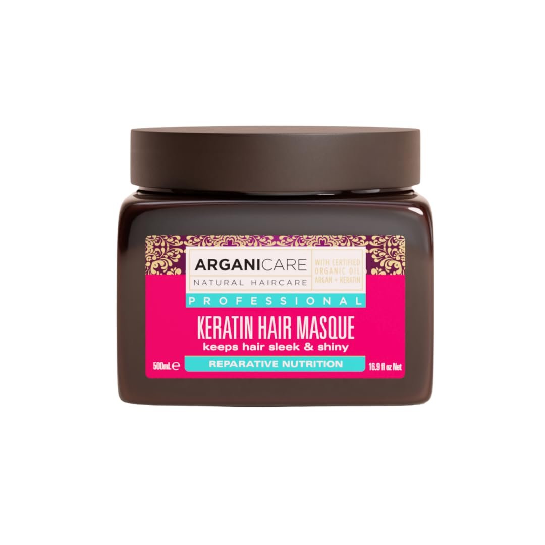 Arganicare Keratin Repair & Nutritious Mask for Dry and Damaged Hair - 16.91 fl oz - görsel 1
