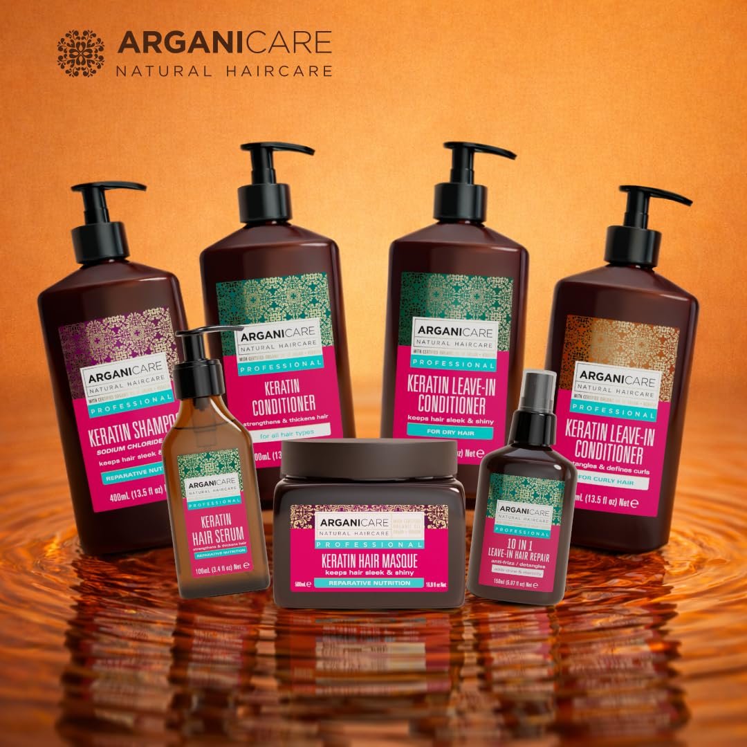 Arganicare Keratin Repair & Nutritious Mask for Dry and Damaged Hair - 16.91 fl oz - görsel 13