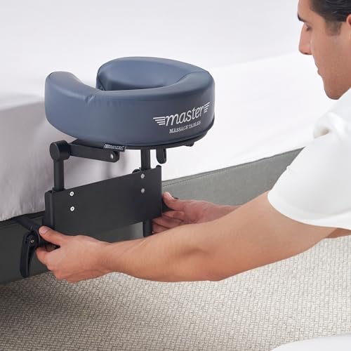 Master Massage Home Mattress Top Massage Kit - Royal Blue (Crescent) - Lightweight Aluminum Frame Avelisse