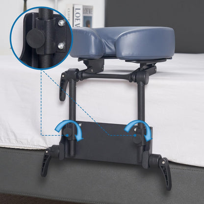 Master Massage Home Mattress Top Massage Kit - Royal Blue (Crescent) - Lightweight Aluminum Frame Avelisse