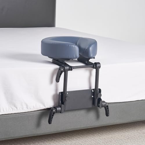 Master Massage Home Mattress Top Massage Kit - Royal Blue (Crescent) - Lightweight Aluminum Frame Avelisse