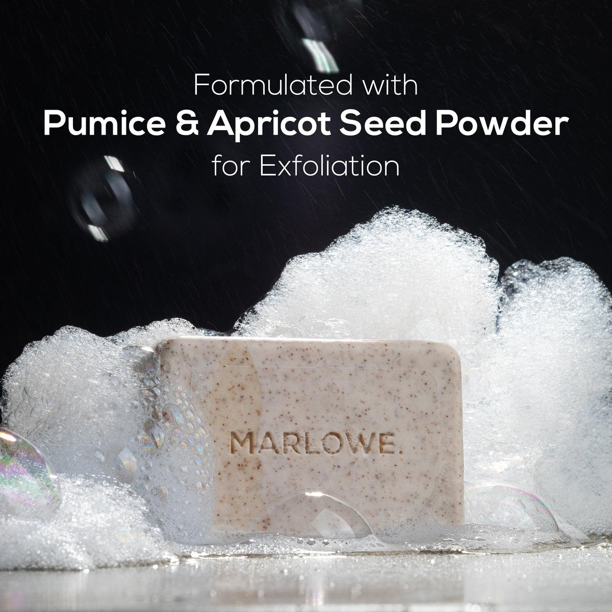 MARLOWE. No. 102 Body Scrub Soap – Exfoliating Bar with Shea Butter, Olive Oil & Green Tea, Sage & Fir Scent, 7 oz Avelisse