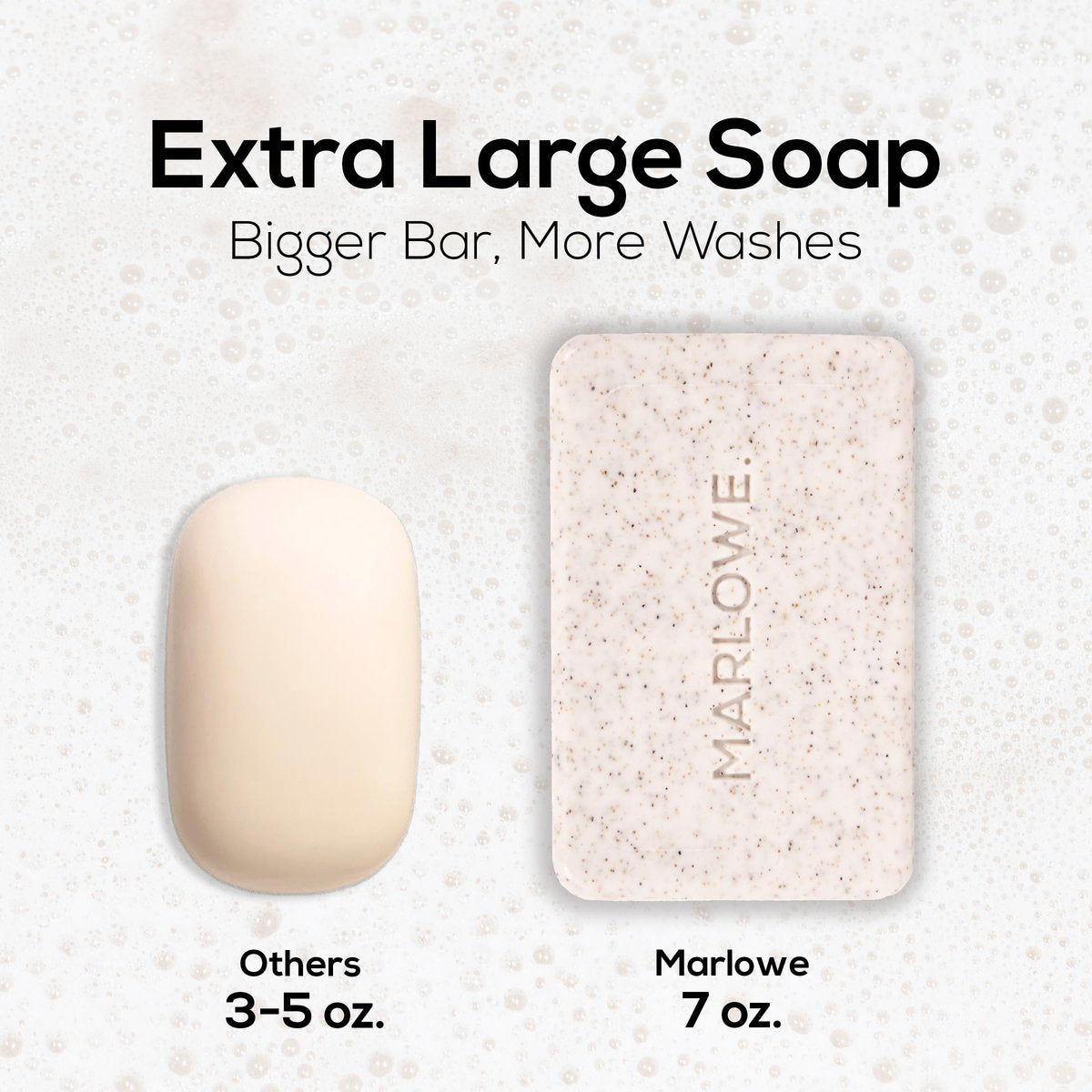 MARLOWE. No. 102 Body Scrub Soap – Exfoliating Bar with Shea Butter, Olive Oil & Green Tea, Sage & Fir Scent, 7 oz Avelisse