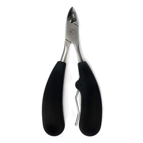 Kohm Toenail Clippers – Extra-Wide Blade & Non-Slip Grip for Thick, Ingrown & Fungal Nails – Heavy Duty Nail Cutter for Seniors, Men, Women & Pets Avelisse