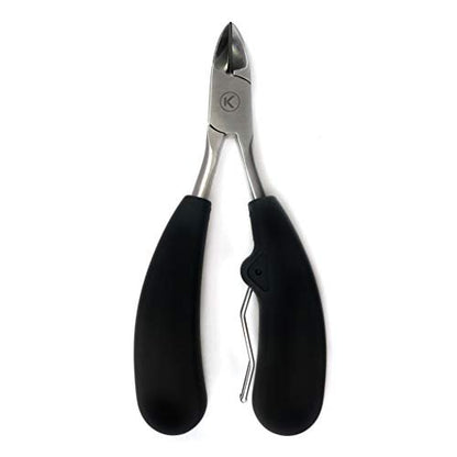 Kohm Toenail Clippers – Extra-Wide Blade & Non-Slip Grip for Thick, Ingrown & Fungal Nails – Heavy Duty Nail Cutter for Seniors, Men, Women & Pets Avelisse