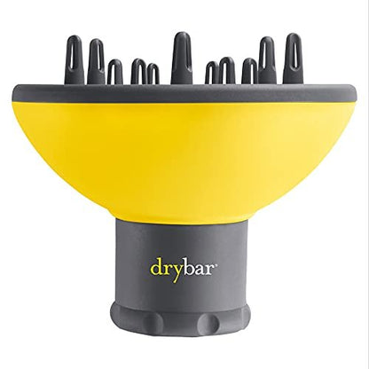Drybar The Bouncer Diffuser – Yellow & Grey Hair Diffuser for Voluminous Curls Avelisse