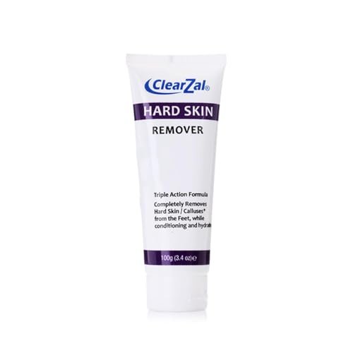 Clearzal Foot Cream for Hard Skin – Triple Action Formula with Aloe Vera, 3.4 oz – Softens Calluses & Corns, Hydrates Dry Feet Avelisse