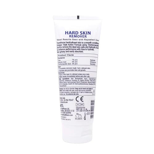 Clearzal Foot Cream for Hard Skin – Triple Action Formula with Aloe Vera, 3.4 oz – Softens Calluses & Corns, Hydrates Dry Feet Avelisse