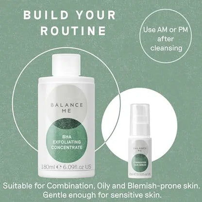 Balance Me Congested Skin Serum - Natural Acne Treatment with Kanuka & Moringa, Non-Drying Spot Serum for Oily, Combination & Sensitive Skin (0.5 fl oz) Avelisse