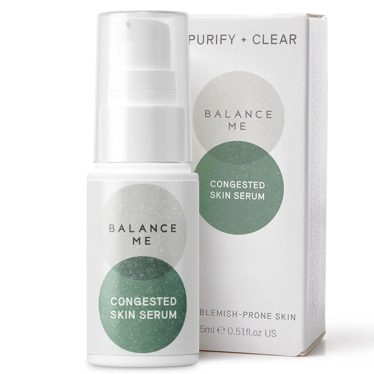 Balance Me Congested Skin Serum - Natural Acne Treatment with Kanuka & Moringa, Non-Drying Spot Serum for Oily, Combination & Sensitive Skin (0.5 fl oz) Avelisse