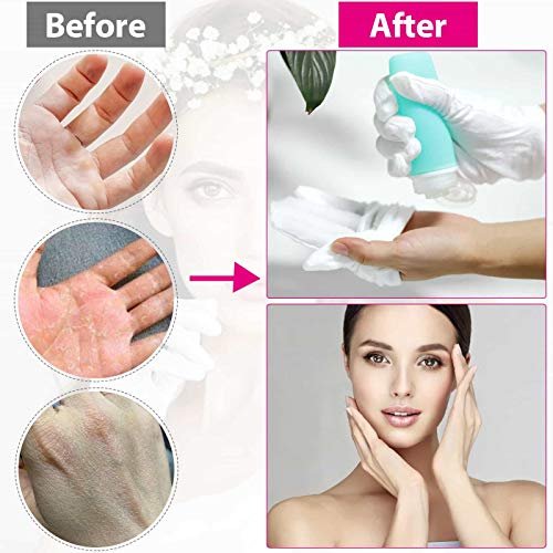 20 Pairs Cotton Gloves for Dry Hands - Paxcoo White Moisturizing Gloves for Eczema, Cosmetic & Jewelry Inspection, Medium Avelisse