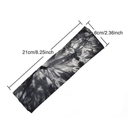 Tie Dye Stretch Headbands for Women, Girls & Adults - Assorted Classic Colors, 10 Pack