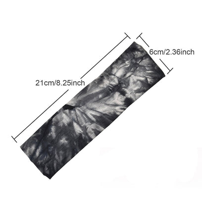 Tie Dye Stretch Headbands for Women, Girls & Adults - Assorted Classic Colors, 10 Pack