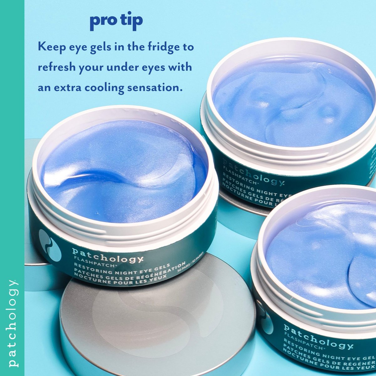 Patchology FlashPatch Restoring Night Eye Gel Patches with Retinol, Squalane & Peptides – Hydrogel Under Eye Masks for Fine Lines, Dark Circles & Puffiness – Overnight Eye Care (5 Pairs) Avelisse