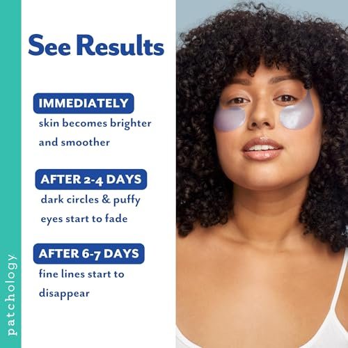 Patchology FlashPatch Restoring Night Eye Gel Patches with Retinol, Squalane & Peptides – Hydrogel Under Eye Masks for Fine Lines, Dark Circles & Puffiness – Overnight Eye Care (5 Pairs) Avelisse