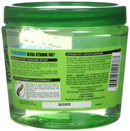 Garnier Fructis Style Ultra Strong Hold Gel Clean & Fresh No. 4 21.2 Oz Avelisse