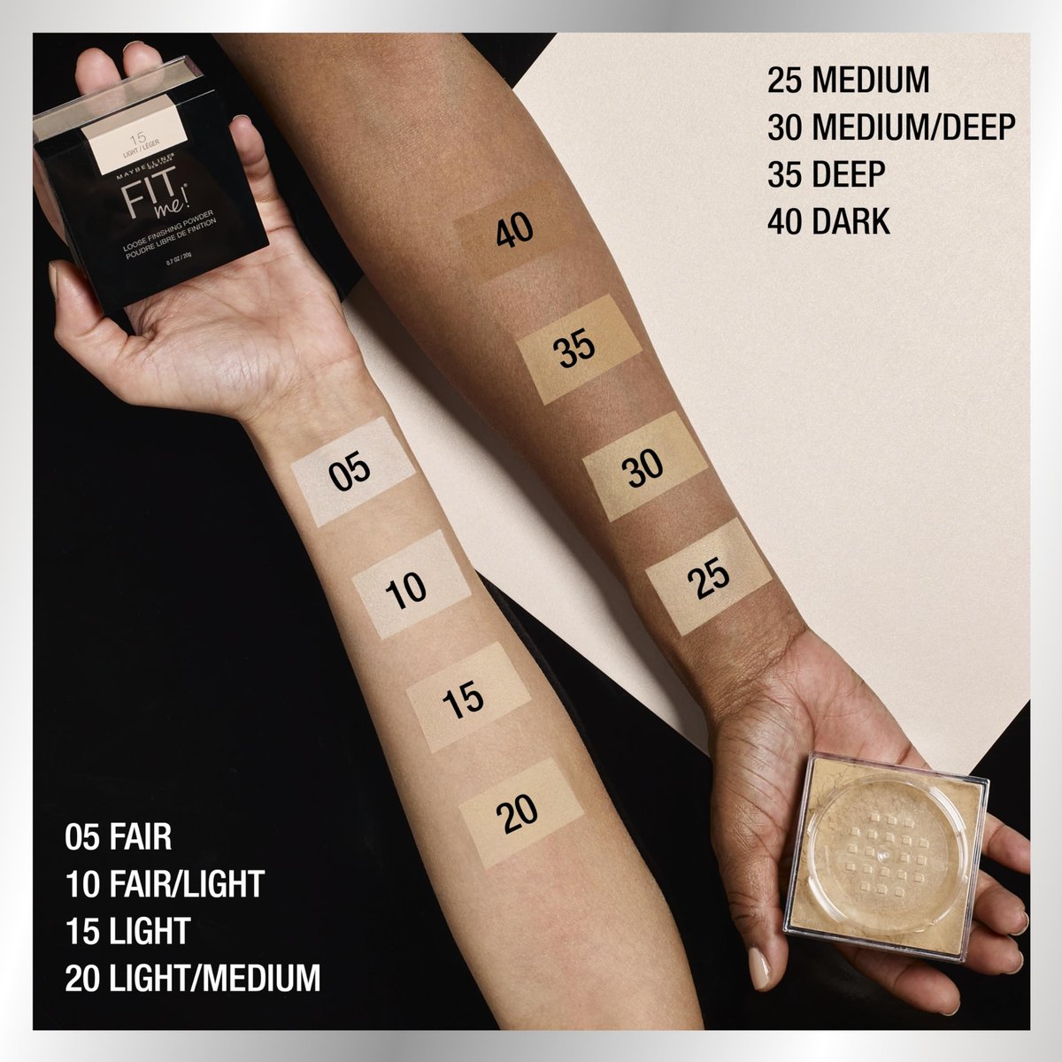 Maybelline Fit Me Loose Setting Powder - Fair Light - 0.7 oz - görsel 7