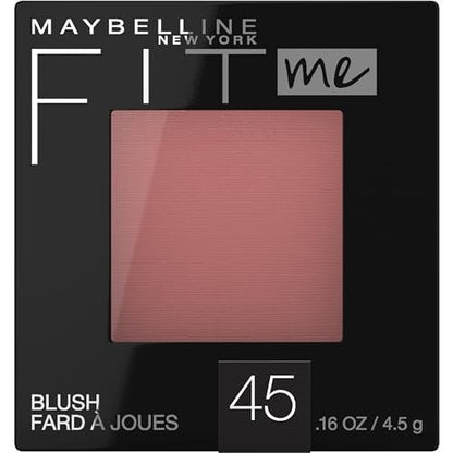 Maybelline Fit Me Blush - Nude 15 - Lightweight, Blendable, Long-Lasting All-Day Face Enhancing Makeup