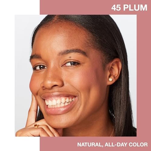 Maybelline Fit Me Blush - Plum 45 - Lightweight, Blendable, Long-Lasting All-Day Blush for a Natural Flush - görsel 4