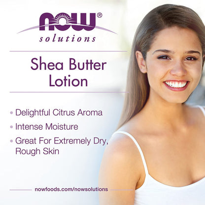 NOW Foods Solutions Shea Butter - 16 oz, Pure Skin Emollient for Dry, Rough Skin