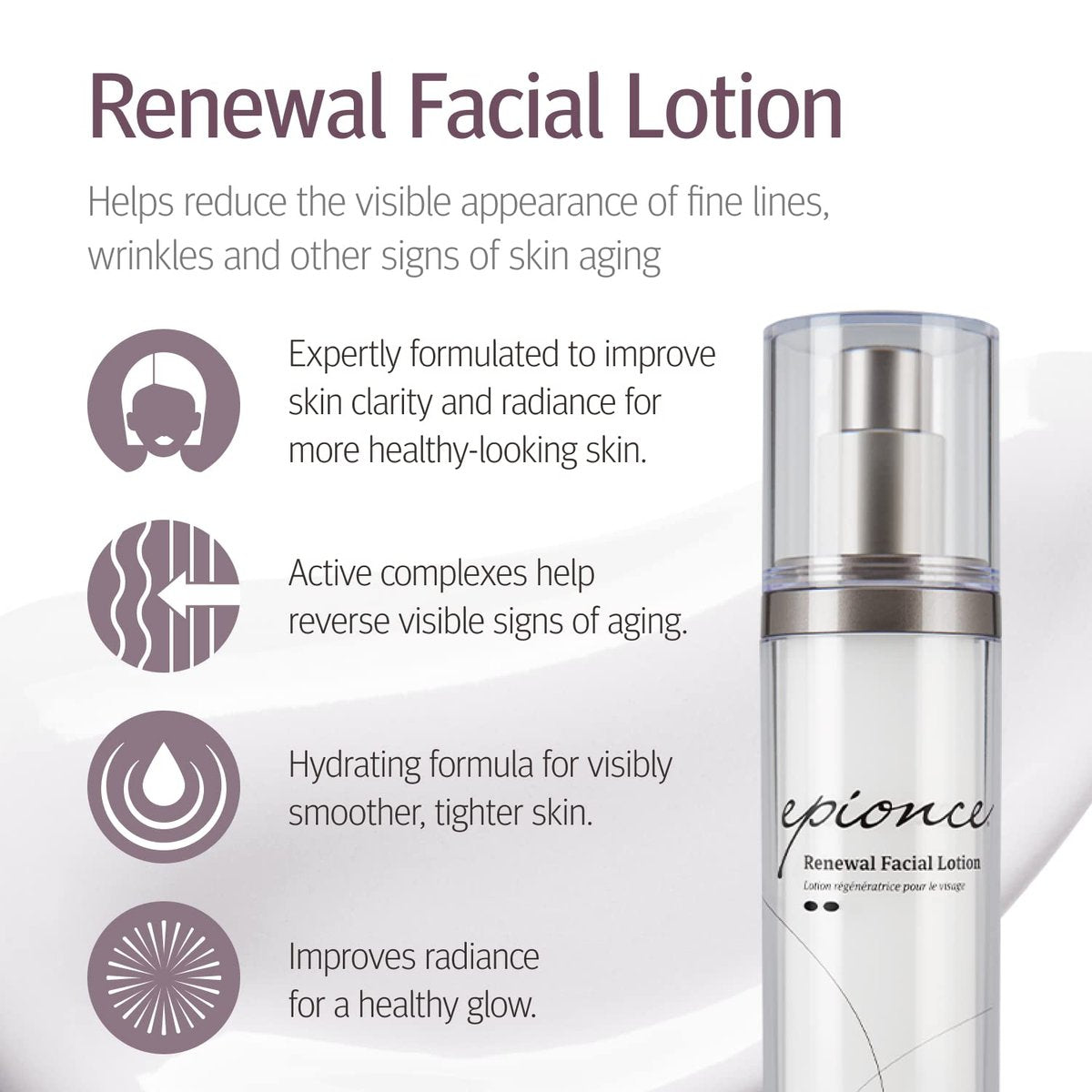 Epionce Renewal Facial Lotion – Hydrating Anti-Aging Moisturizer for Normal to Combination Skin, Reduces Fine Lines & Wrinkles, Dermatologist-Developed Skincare Avelisse