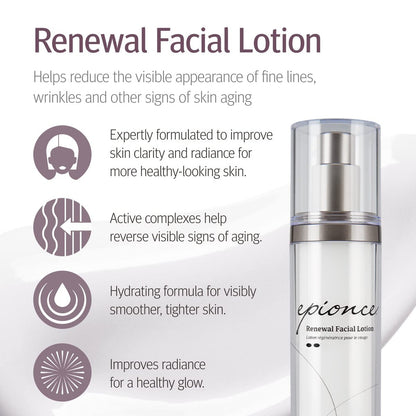 Epionce Renewal Facial Lotion – Hydrating Anti-Aging Moisturizer for Normal to Combination Skin, Reduces Fine Lines & Wrinkles, Dermatologist-Developed Skincare Avelisse