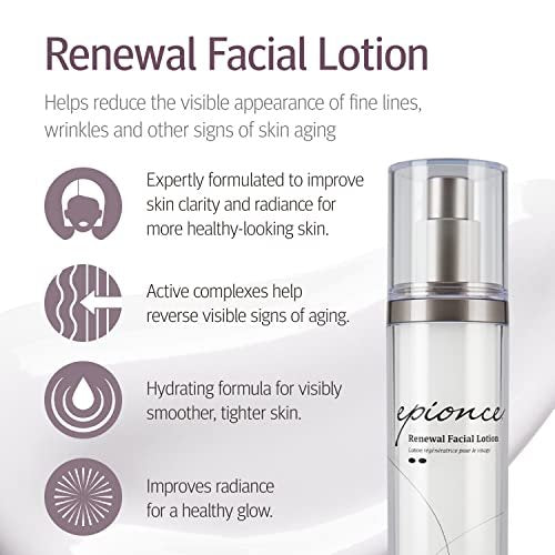 Epionce Renewal Facial Lotion – Hydrating Anti-Aging Moisturizer for Normal to Combination Skin, Reduces Fine Lines & Wrinkles, Dermatologist-Developed Skincare Avelisse