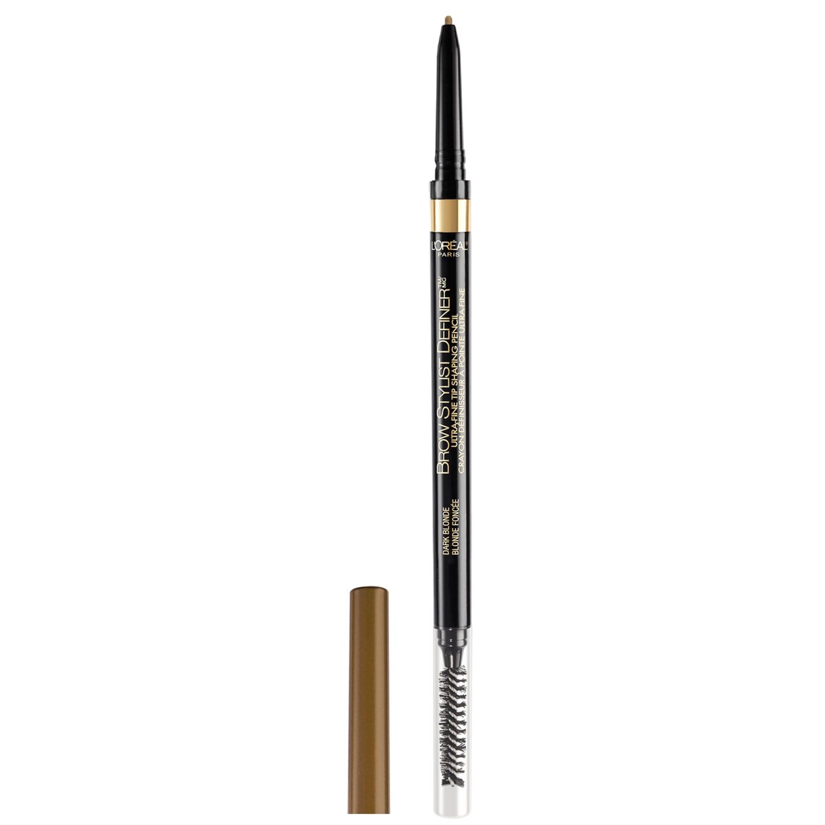 L'Oreal Paris Brow Stylist Definer Waterproof Eyebrow Pencil - Ultra-Fine Mechanical Pencil for Natural Hair-Like Strokes, Dark Blonde - görsel 1