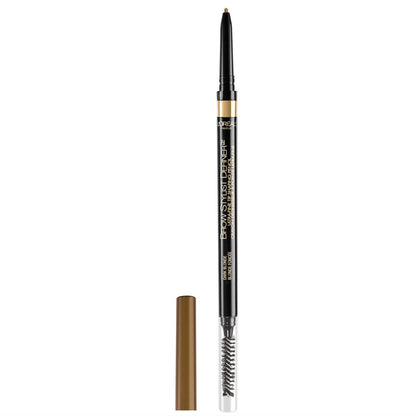 L'Oreal Paris Brow Stylist Definer Waterproof Eyebrow Pencil - Ultra-Fine Mechanical Pencil for Natural Hair-Like Strokes, Dark Blonde