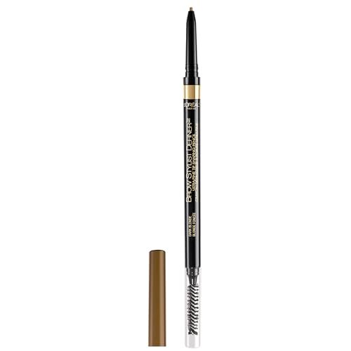 L'Oreal Paris Brow Stylist Definer Waterproof Eyebrow Pencil - Ultra-Fine Mechanical Pencil for Natural Hair-Like Strokes, Dark Blonde - görsel 2