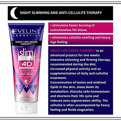 Eveline Cosmetics Slim Extreme 4D Body Modelling & Lifting Serum & Cream - Firming & Toning Treatment Avelisse