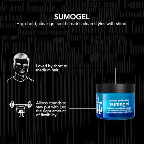 Bumble and bumble. Sumogel Hi-Hold Styling Hair Gel – Strong, Flexible Hold for Sculpted Styles with Hi-Shine Finish, 1.5 oz Avelisse