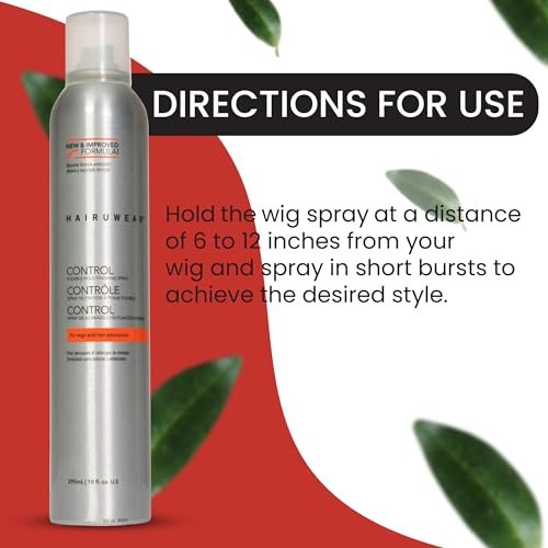 Strong Hold Finishing Hairspray for Wigs & Hair Extensions – Fast Drying, Non-Sticky, Humidity Resistant – 10 Fl Oz Avelisse