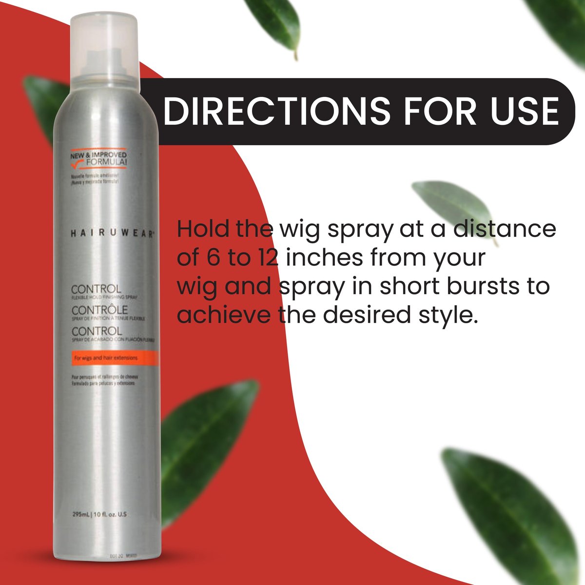 Strong Hold Finishing Hairspray for Wigs & Hair Extensions – Fast Drying, Non-Sticky, Humidity Resistant – 10 Fl Oz Avelisse