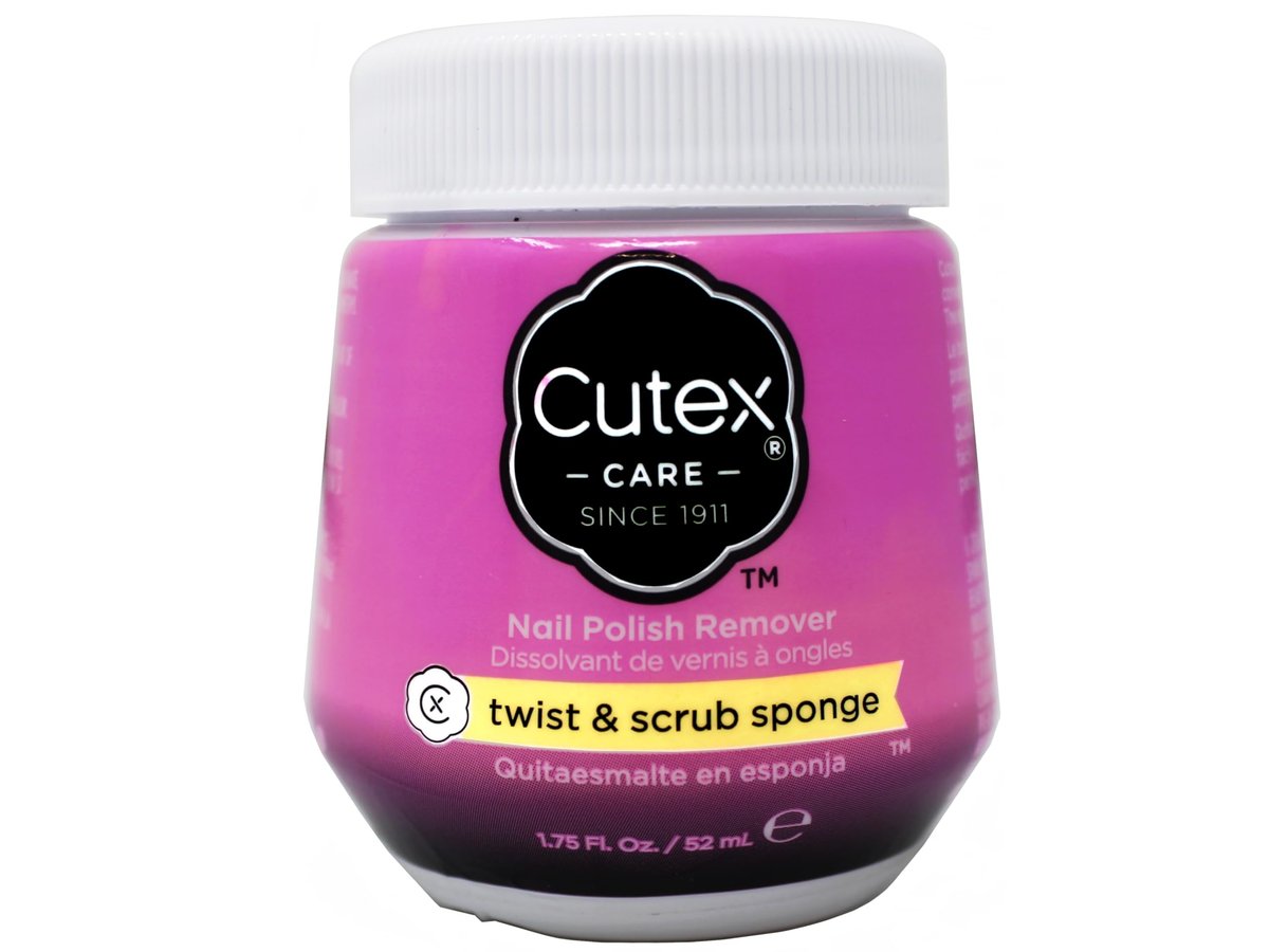 Cutex Nail Polish Remover Twist & Scrub Sponge 1.75 oz - 2 Pack - görsel 3