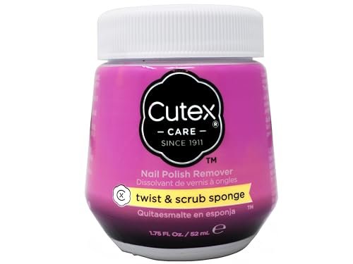 Cutex Nail Polish Remover Twist & Scrub Sponge 1.75 oz - 2 Pack - görsel 4