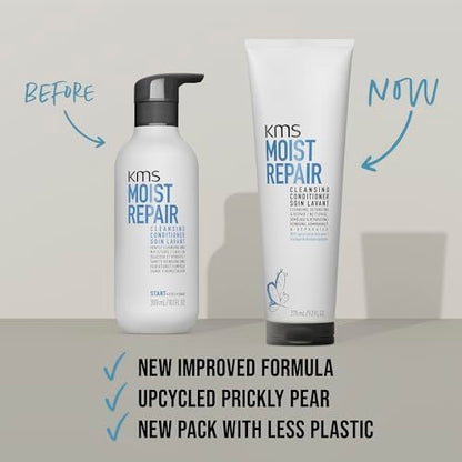 KMS MoistRepair Cleansing Conditioner 275 ml | Gentle Co-Wash for Damaged Hair Avelisse