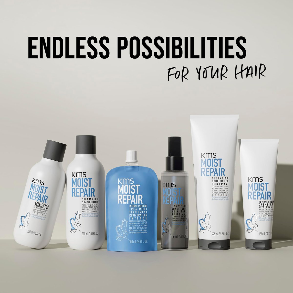 KMS MoistRepair Leave-In Conditioner 150 ml - Restorative Hair Treatment Avelisse