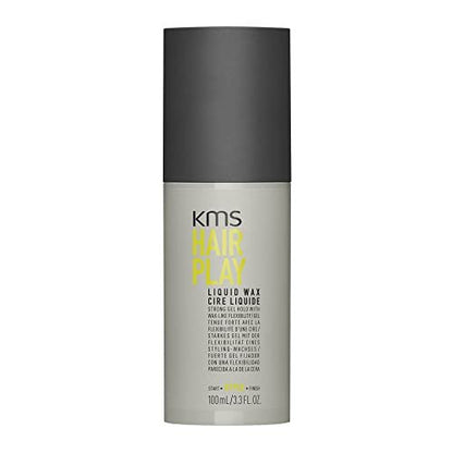 KMS HAIRPLAY Flexible Hold and Shine Liquid Wax Styler - 3.3 Fl Oz Avelisse