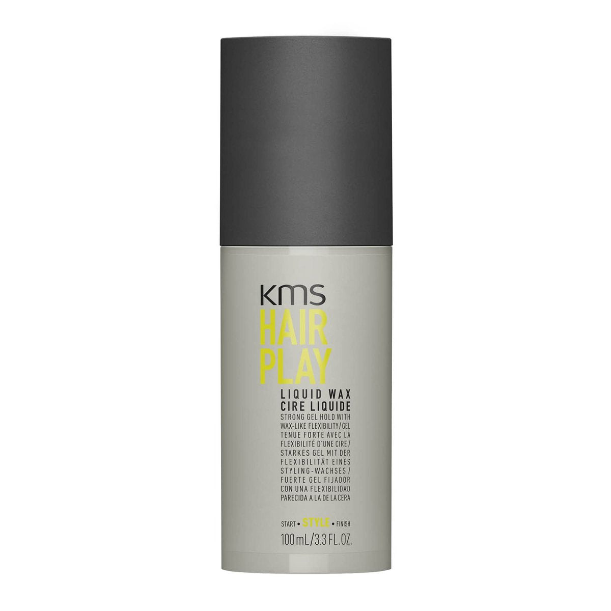 KMS HAIRPLAY Flexible Hold and Shine Liquid Wax Styler - 3.3 Fl Oz Avelisse