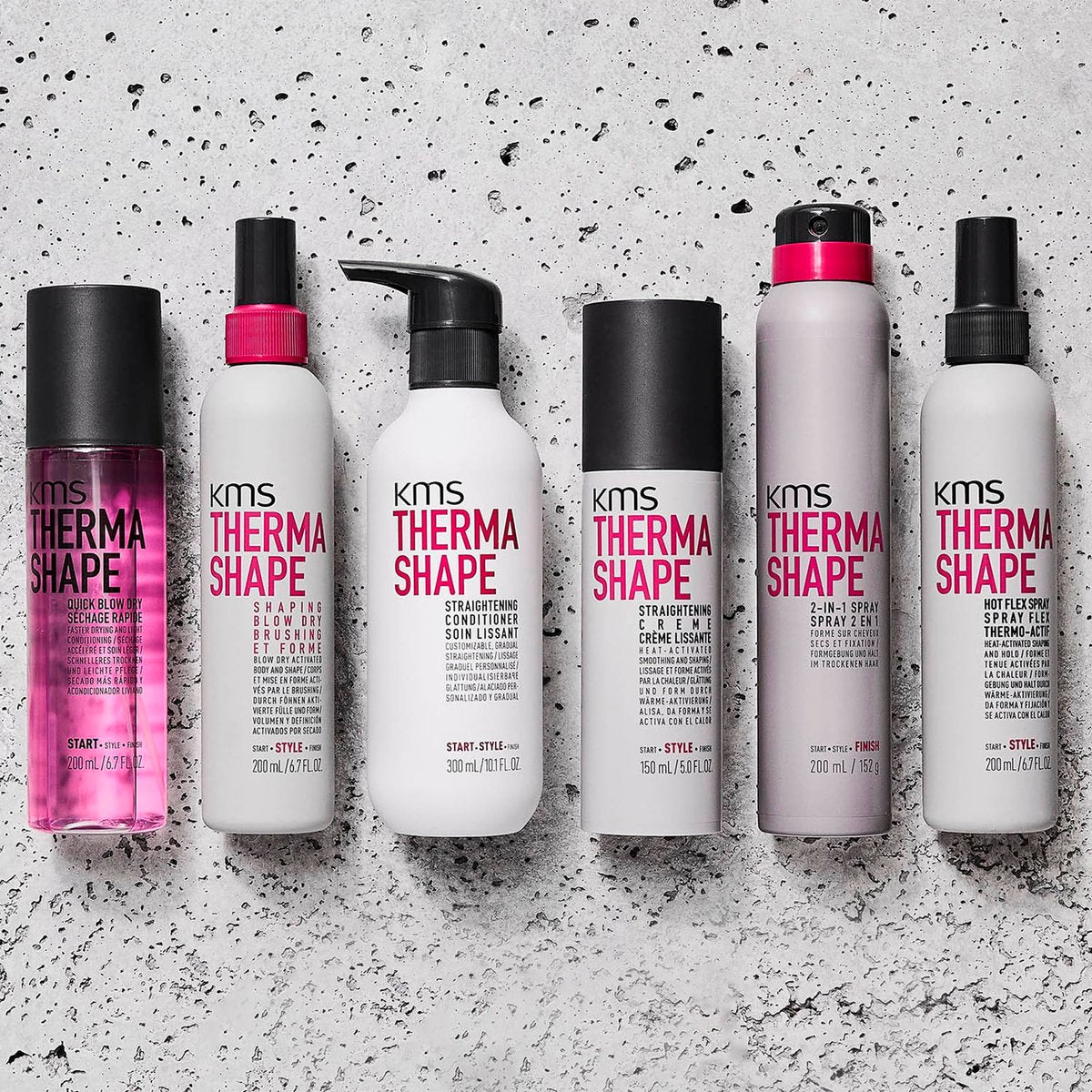 KMS THERMASHAPE Quick Blow Dry Spray - 6.7 oz for Fast, Full, Natural Blow Outs Avelisse