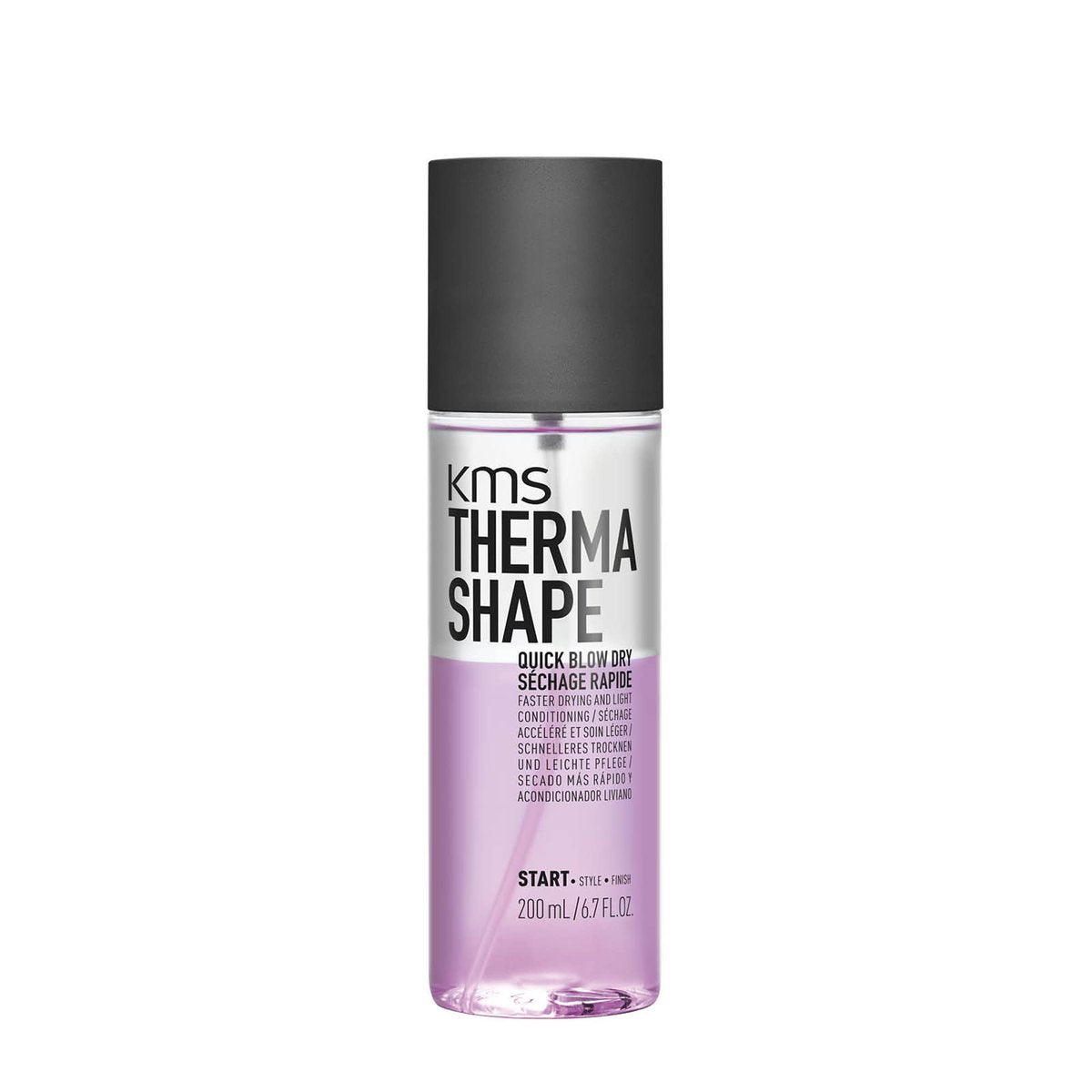 KMS THERMASHAPE Quick Blow Dry Spray - 6.7 oz for Fast, Full, Natural Blow Outs Avelisse