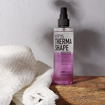 KMS THERMASHAPE Quick Blow Dry Spray - 6.7 oz for Fast, Full, Natural Blow Outs Avelisse