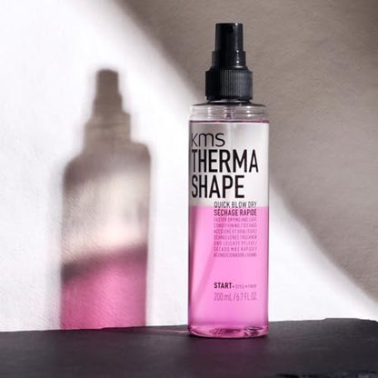 KMS THERMASHAPE Quick Blow Dry Spray - 6.7 oz for Fast, Full, Natural Blow Outs Avelisse