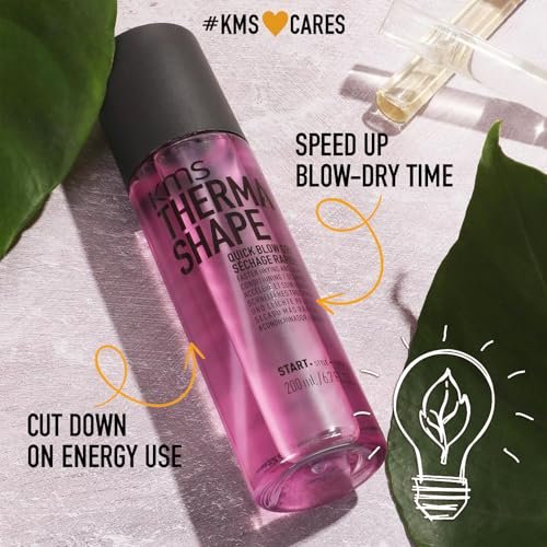 KMS THERMASHAPE Quick Blow Dry Spray - 6.7 oz for Fast, Full, Natural Blow Outs Avelisse