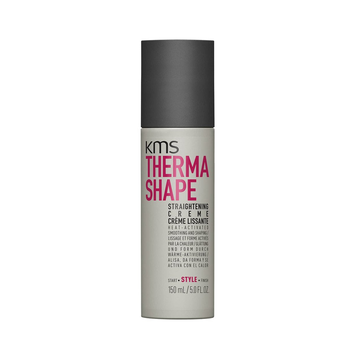 KMS Thermashape Straightening Blow Dry Crème - 5 oz Heat Protectant & Styling Cream for Straight, Smooth Hair Avelisse