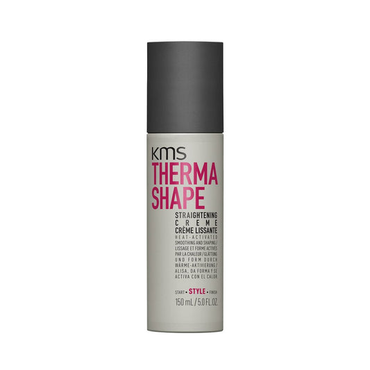 KMS Thermashape Straightening Blow Dry Crème - 5 oz Heat Protectant & Styling Cream for Straight, Smooth Hair Avelisse